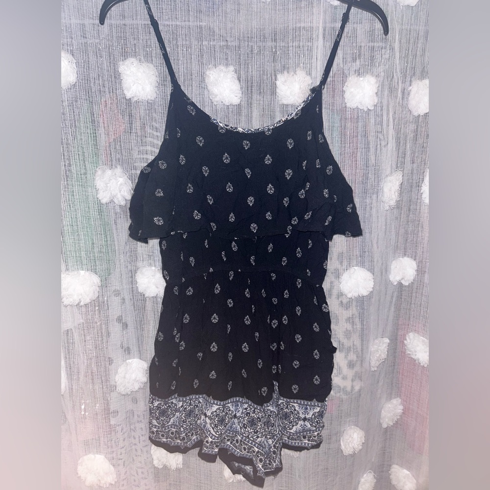 Black and White Romper